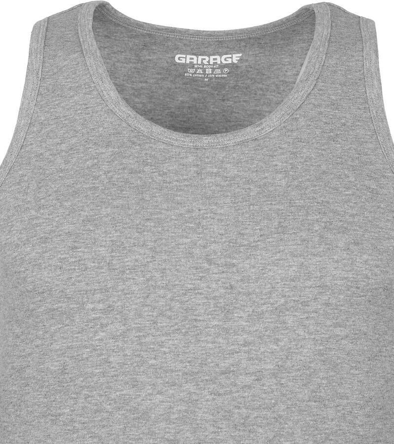 Garage Stretch Basic Singlet Grijs - Foto 2
