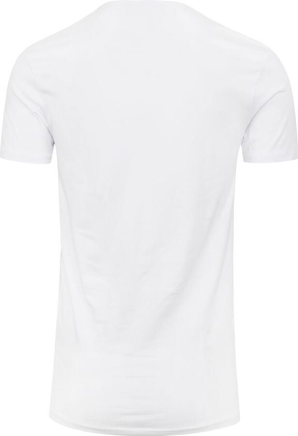 Garage T-shirt Stretch Basic Wit V-Hals - Foto 4