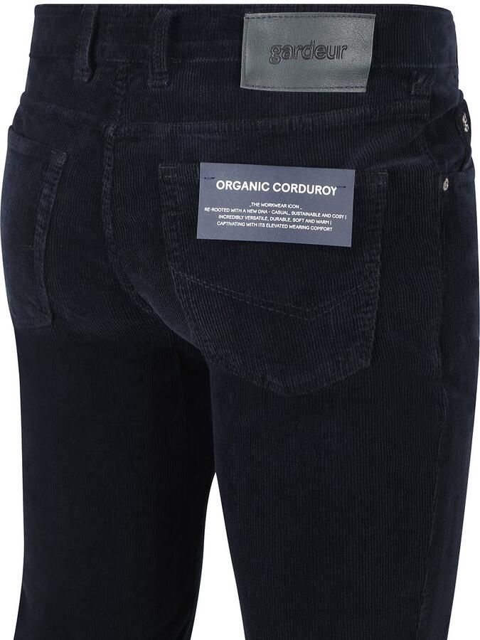 Gardeur Bill Broek Corduroy Navy - Foto 4