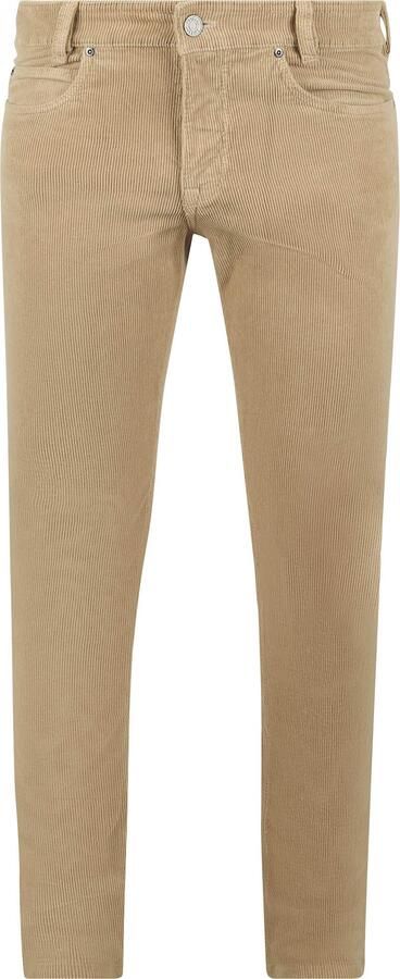 Atelier Gardeur Slim fit broeken Bill Broek Corduroy Sand