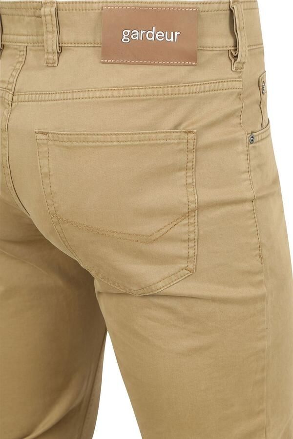 Atelier Gardeur Broek Bill Broek Five Pocket Beige - Foto 4