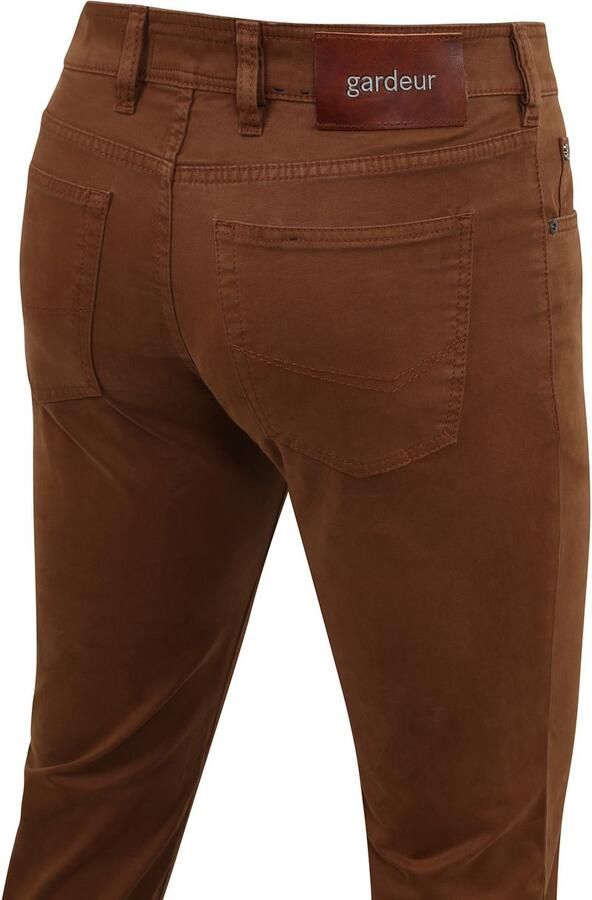 Atelier Gardeur Broek Bill Broek Five Pocket Bruin - Foto 3