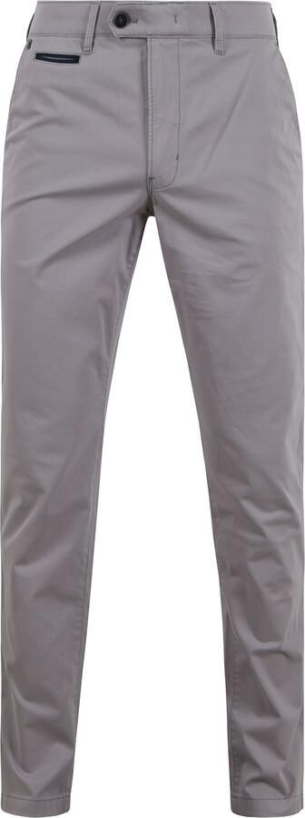 Gardeur Grijze Katoenen Broek Slim Fit Gray Heren