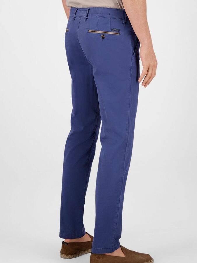 Gardeur Blauwe Katoenen Broek Blue Heren - Foto 2