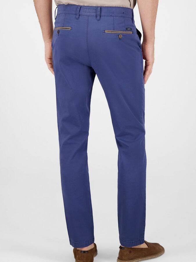 Gardeur Blauwe Katoenen Broek Blue Heren - Foto 3