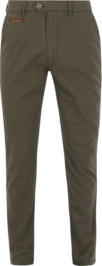 Atelier Gardeur Broek Chino Benny 3 Olijfgroen