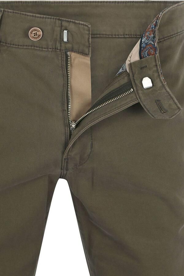Atelier Gardeur Broek Chino Benny 3 Olijfgroen - Foto 2