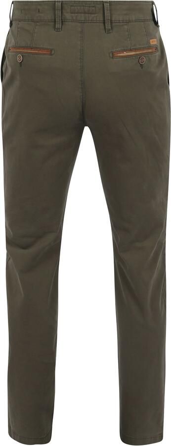 Atelier Gardeur Broek Chino Benny 3 Olijfgroen - Foto 4
