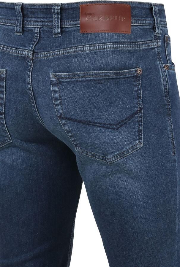Gardeur Blauwe Denim Slim Fit Jeans Blue Heren - Foto 4