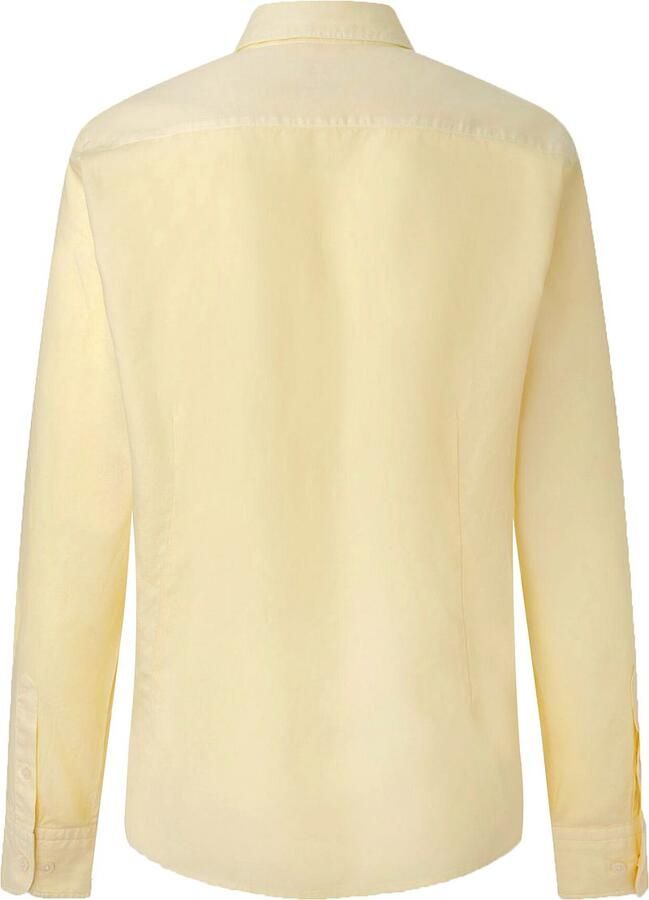 Hackett Overhemd Garment Dyed Geel - Foto 2
