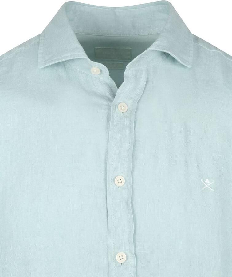 Hackett Overhemd Garment Dyed Groen - Foto 3