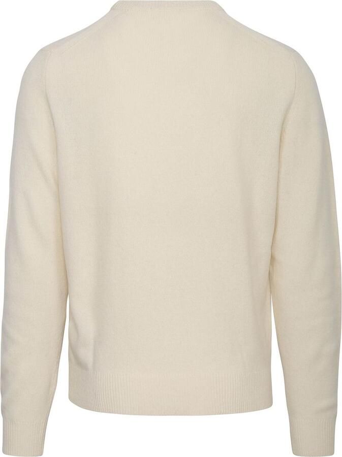 Hackett Sweater Pullover Wol Ecru - Foto 2