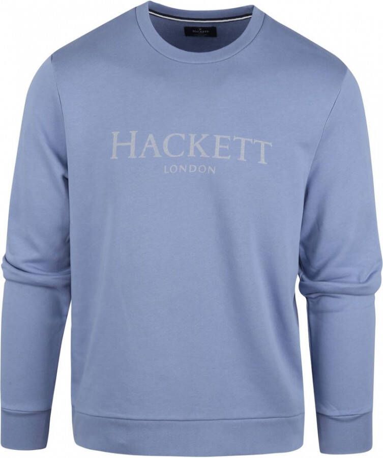 Hackett Trui Logo Blauw