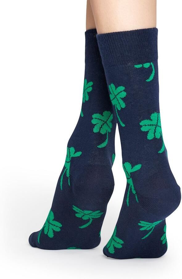 Happy Socks Sokken met motief- en labelprint model 'Big Luck'