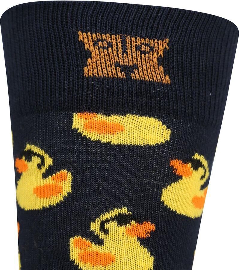 Happy Socks Sokken met motiefstitching model 'Rubber Duck'