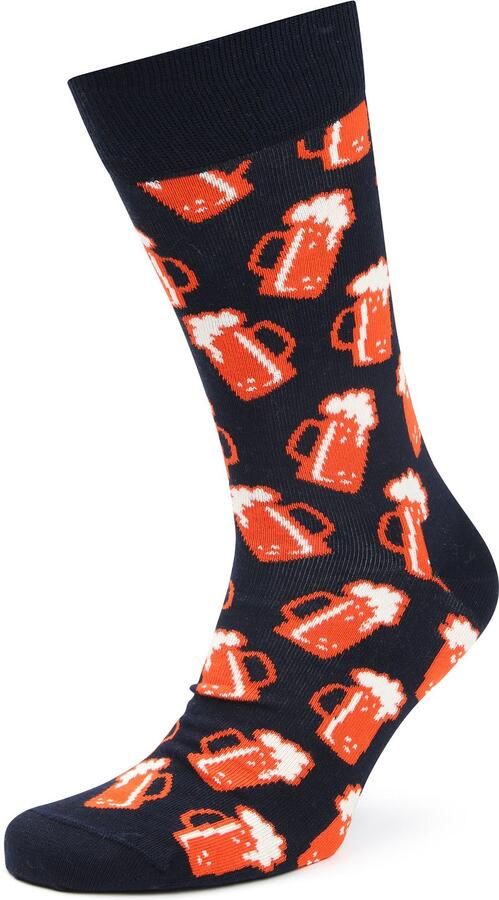 Happy Socks Sokken met motiefstitching model 'BEER'