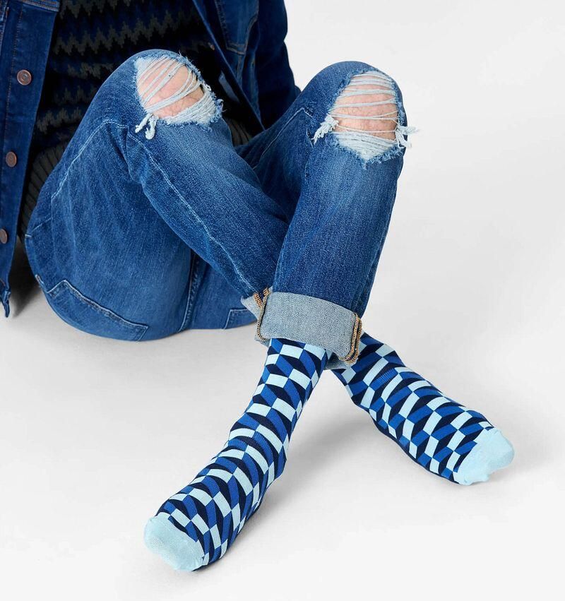 Happy Socks Sokken met all-over motief model 'FILLED OPTIC' - Foto 2