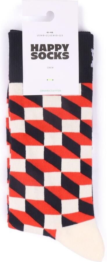 Happy Socks Sokken met all-over motief model 'FILLED OPTIC' - Foto 3