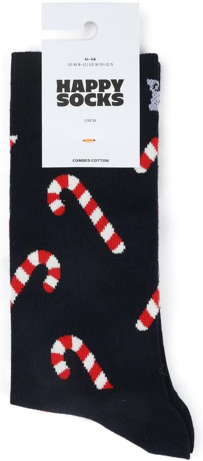 Happy Socks Regular fit sokken met logostitching model 'Candy Cane' - Foto 3