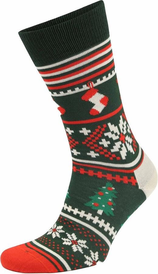 Happy Socks Regular fit sokken met logostitching model 'Christmas Sweater' - Foto 2
