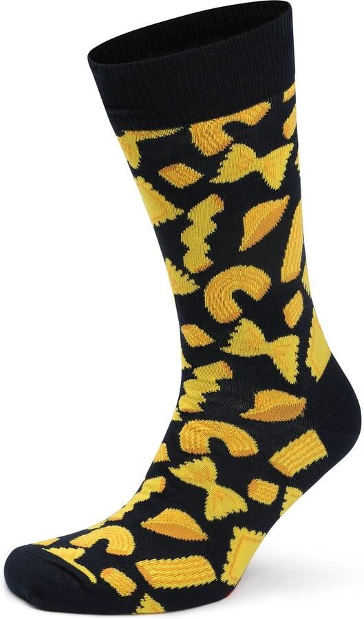 Happy Socks sokken Pasta zwart geel - Foto 2