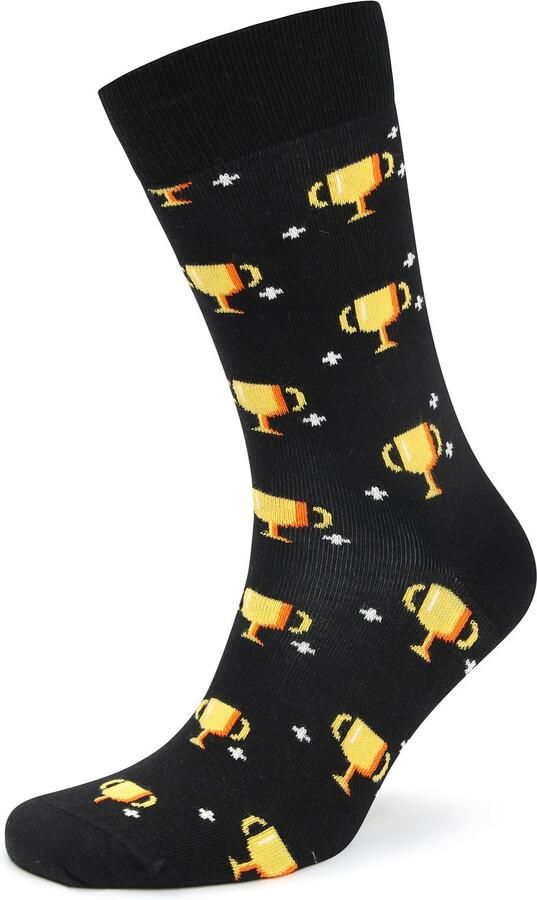 Happy Socks Sokken met motiefstitching model 'YOU WIN'