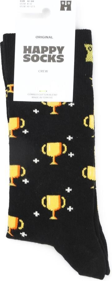 Happy Socks Sokken met motiefstitching model 'YOU WIN' - Foto 3