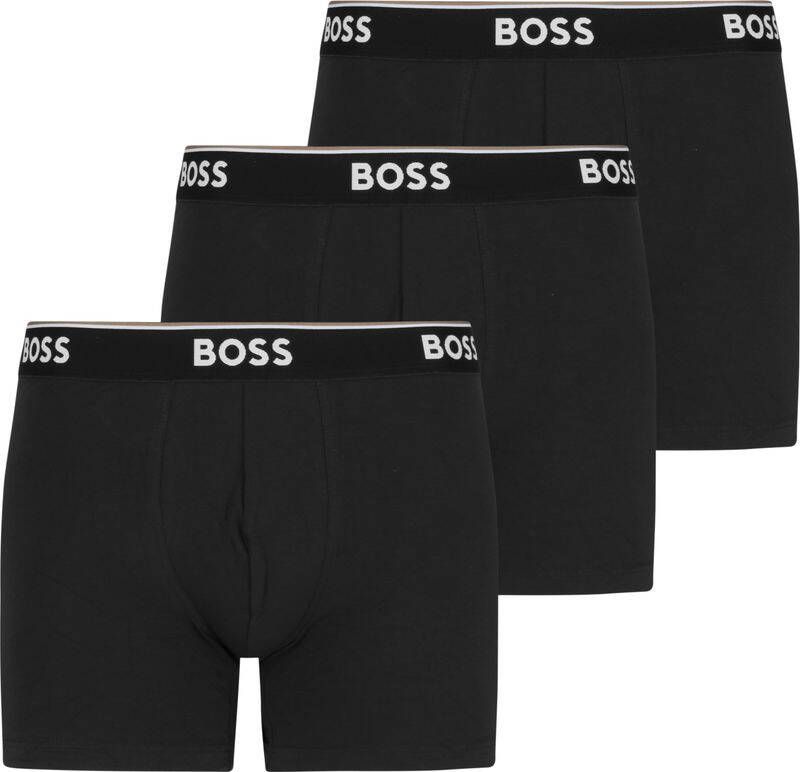 Boss Boxershorts Power 3-Pack Zwart 001