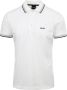BOSS Green Regular fit poloshirt met labelstitching model 'Paddy' - Thumbnail 2