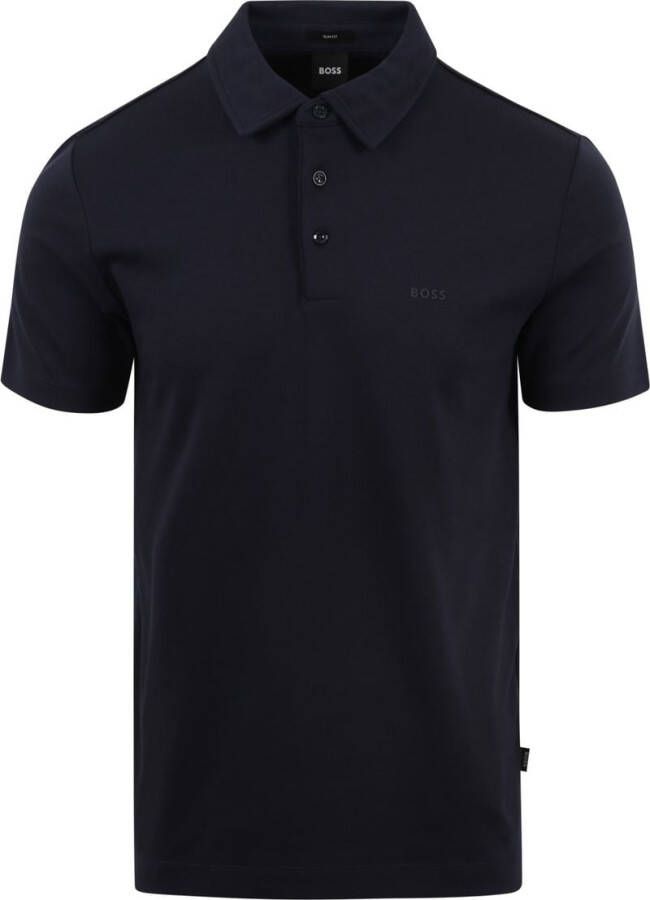 Hugo Boss Polo Shirt Korte Mouw Goede Prijs-kwaliteitverhouding Blue Heren