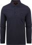 Hugo Boss Donkerblauwe Passerby Polo met Lange Mouwen Blue Heren - Thumbnail 3