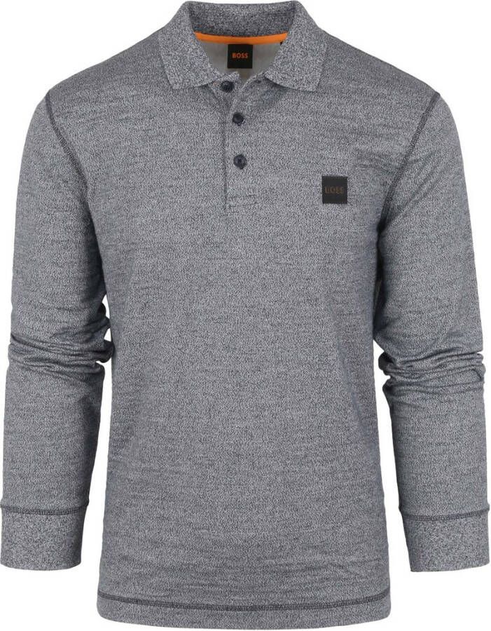 Boss Peheather LS Polo Grijs