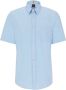 Boss Short Sleeve Relegant Overhemd Lichtblauw - Thumbnail 1