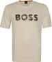 Boss T-shirt Teetrury 2 Off White - Thumbnail 1