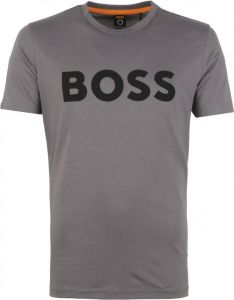 Hugo Boss T-shirt Thinking Responsible Grijs
