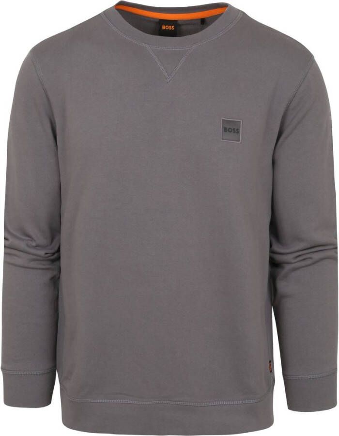 Hugo Boss Grijze Sweatshirt met Lange Mouwen voor Heren Gray Heren - Foto 2