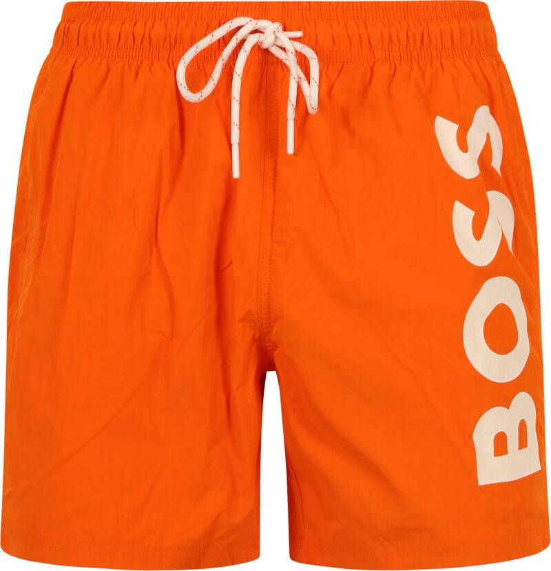 Hugo Boss Zwembroek Octopus Oranje Heren