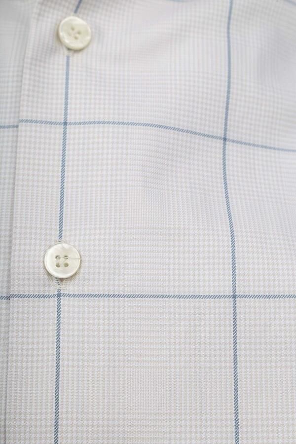 John Miller Overhemd Check Beige - Foto 5