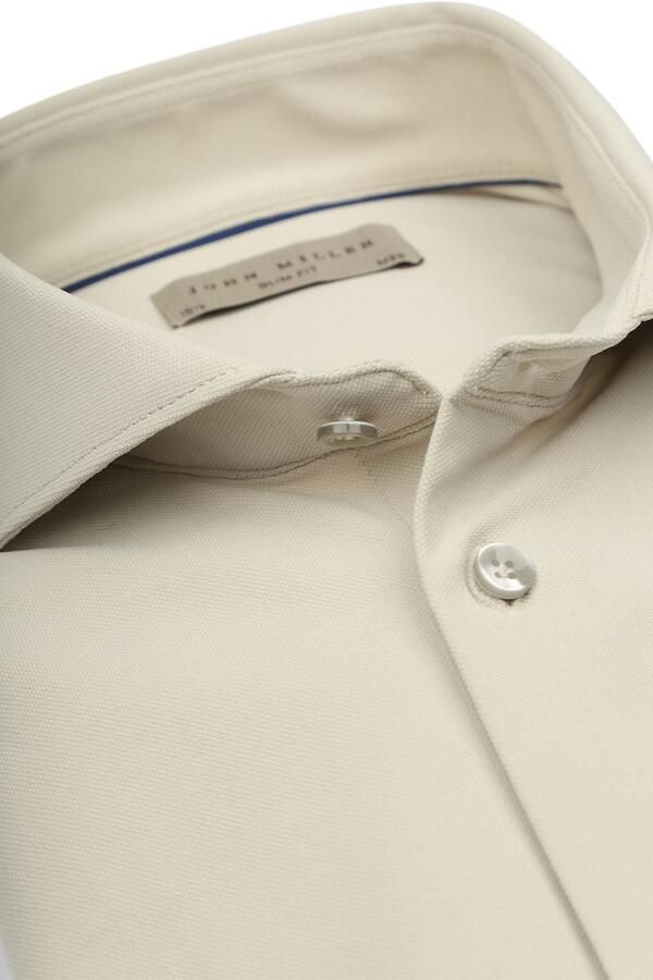 John Miller Overhemd Hyperstretch Beige - Foto 2