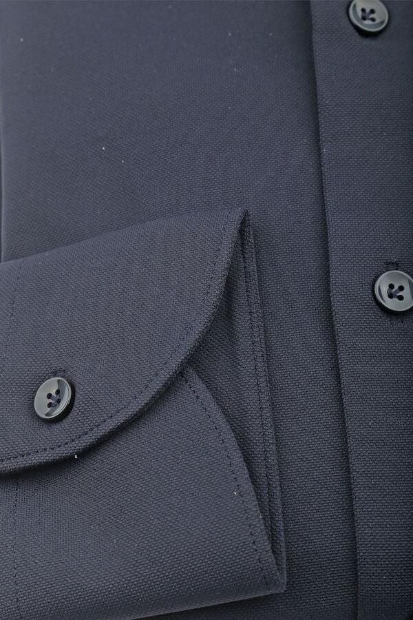 John Miller Overhemd Hyperstretch Navy - Foto 3