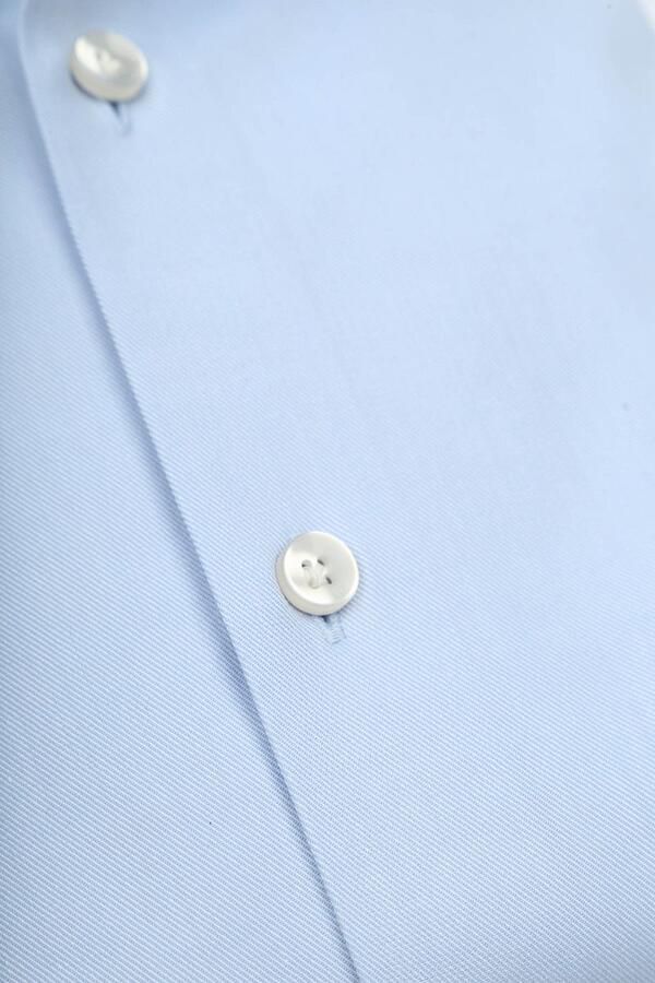 John Miller Overhemd Twill Lichtblauw - Foto 2