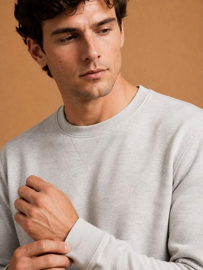 KING Essentials The George Sweater Grijs