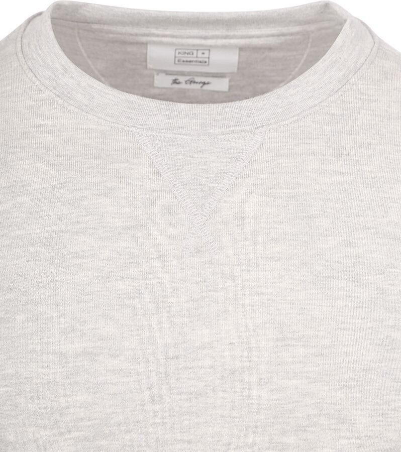 KING Essentials The George Sweater Grijs - Foto 2