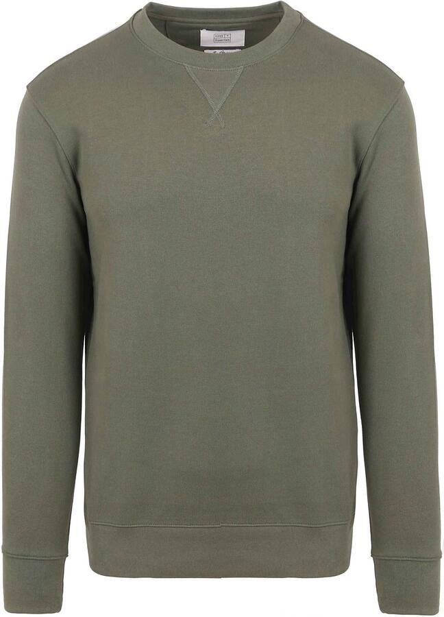 KING Essentials The George Sweater Olijfgroen