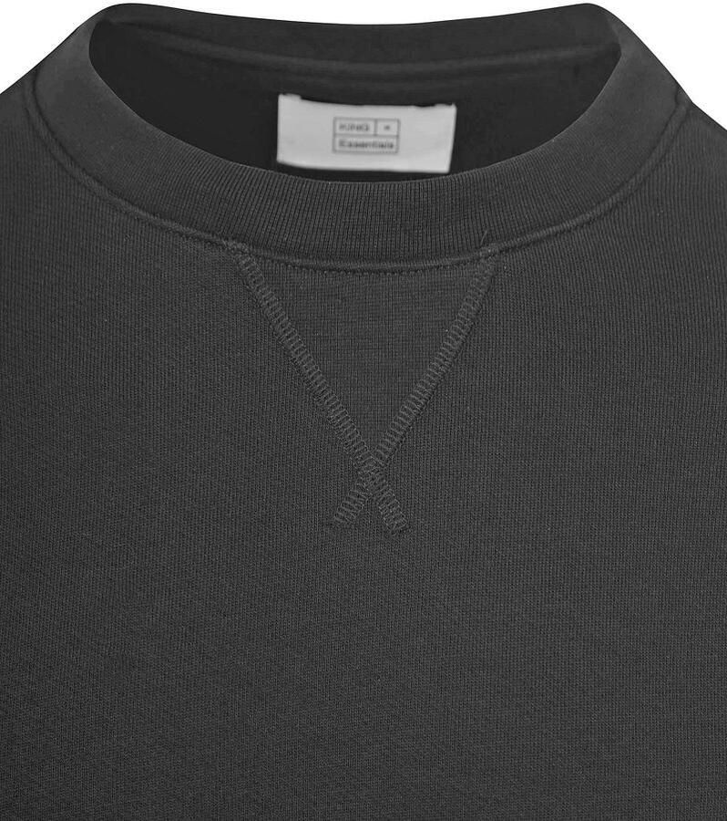 KING Essentials The George Sweater Zwart - Foto 2