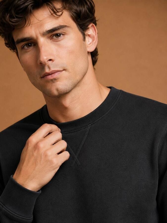 KING Essentials The George Sweater Zwart - Foto 4