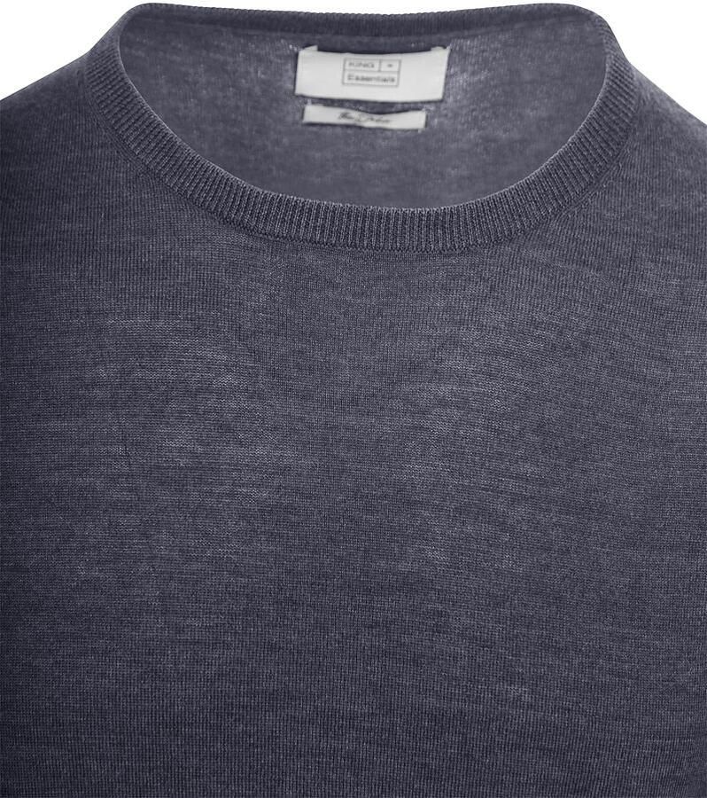 KING Essentials The John Pullover Merino Antraciet - Foto 2