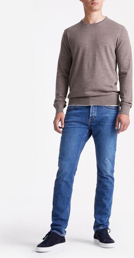 KING Essentials The John Pullover Merino Bruin - Foto 4