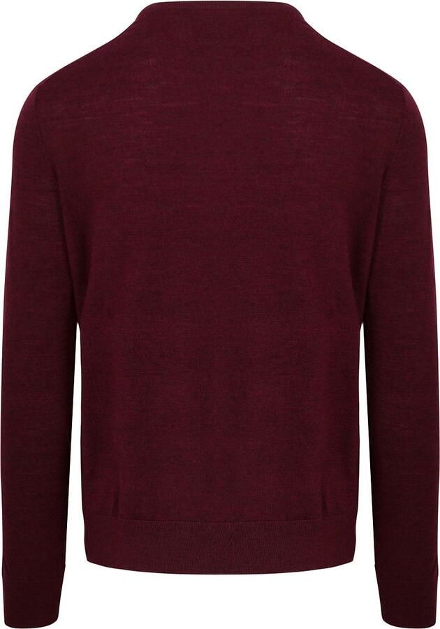 KING Essentials The John Pullover Merino Burgundy - Foto 3