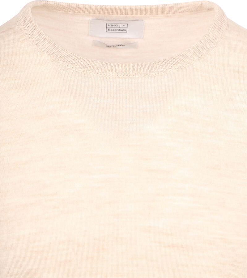 KING Essentials The John Pullover Merino Ecru - Foto 2